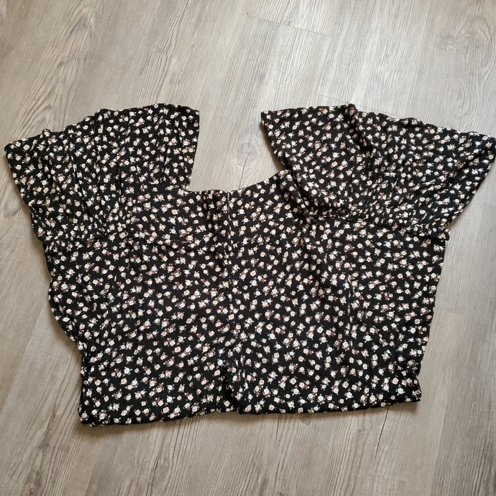 Floral Wide Bottom Pants - Picture 2 of 7